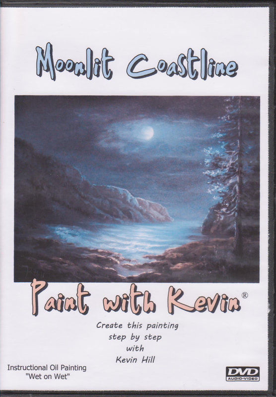 Moonlit Coastline DVD | paintwithkevin.com
