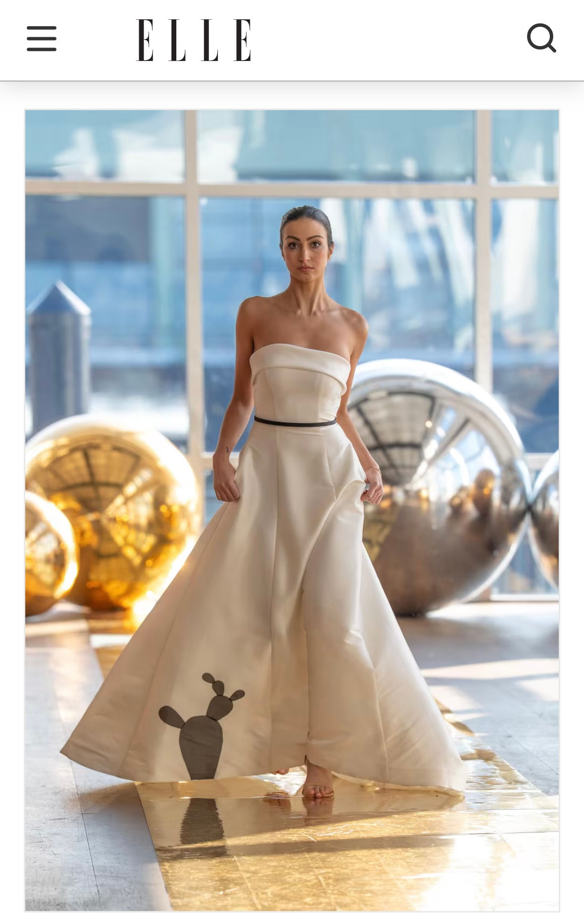 NYFW Collection Cactus Bridal Gown