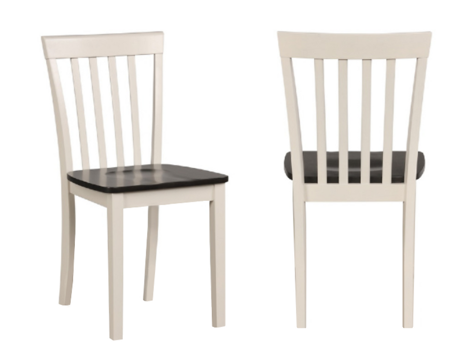 Thumbnail: Brody White Gray 5pc. 48"x30" Dining Set