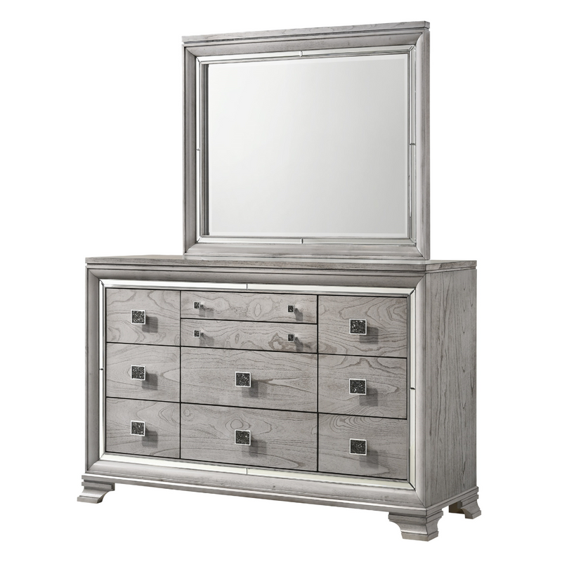 Thumbnail: Vail Silver Gray L.E.D. Bedroom Suite