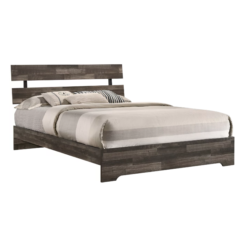 Thumbnail: Atticus Walnut Brown Platform Bedroom Set