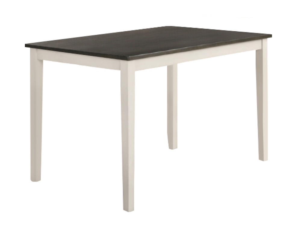 Thumbnail: Brody White Gray 5pc. 48"x30" Dining Set