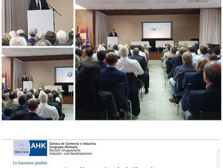 Evento "Inversión extranjera desde Alemania". Embajada alemana en Uruguay. ALPHABETO Urugu