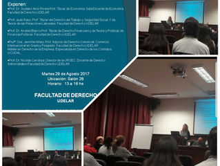 Evento sobre Economía Digital, Universidad de la República. Expone nuestra socia fundadora, la Dra J