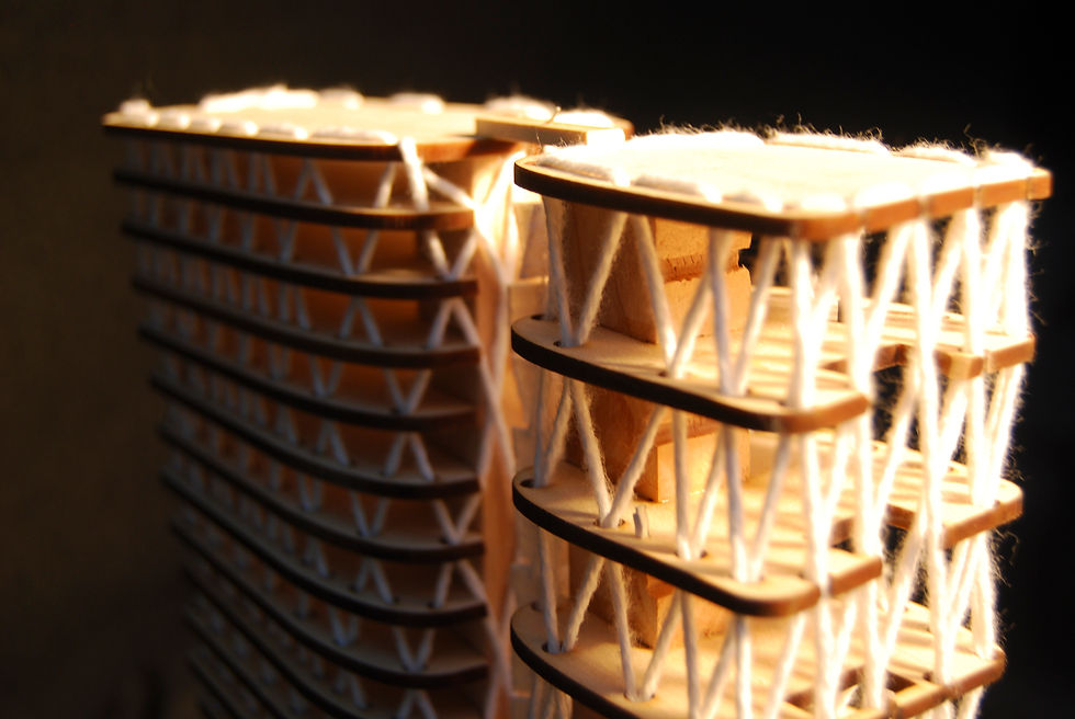 Final Model - Diagrid Detail