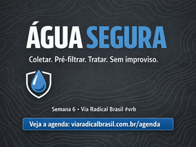 Água clarinha não significa própria para consumo!