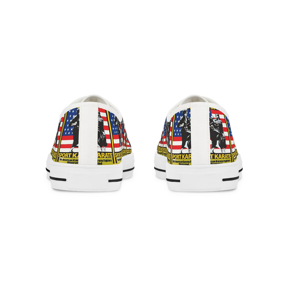 Thumbnail: Low Top Sneakers — American Flag Military Tribute Design