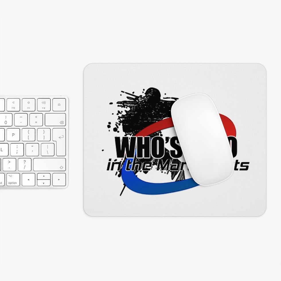 Thumbnail: Who's Who in the Martial Arts Mouse Pad — Martial Arts Desk Mat