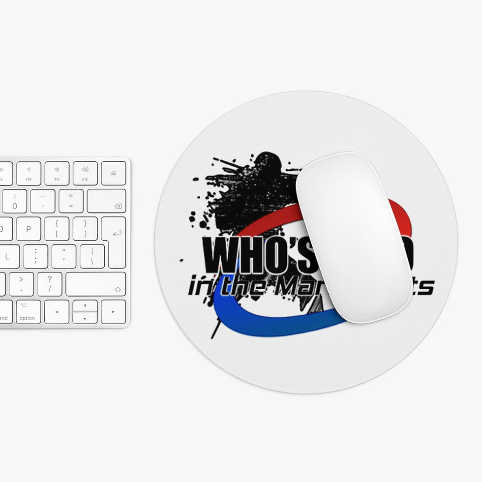 Thumbnail: Who's Who in the Martial Arts Mouse Pad — Martial Arts Desk Mat