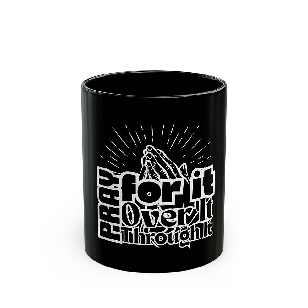 Pray For It Ceramic Mug — Inspirational Coffee Cup