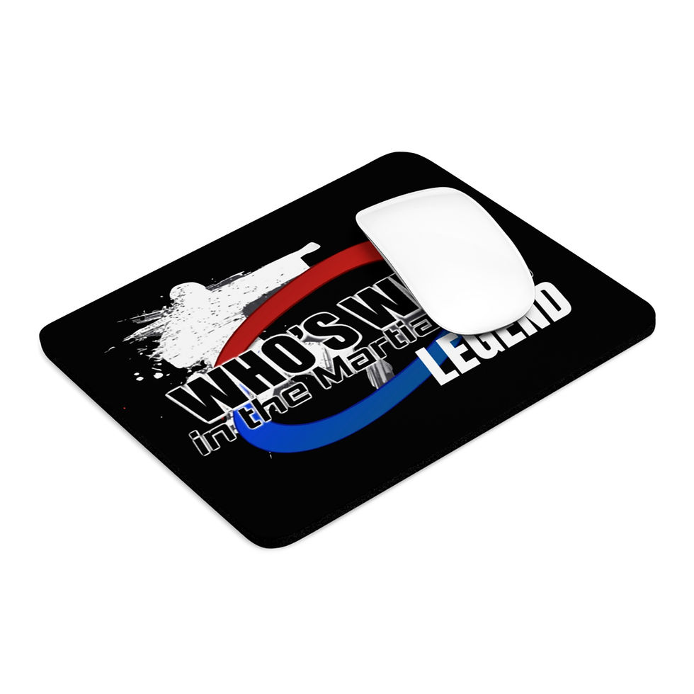 Thumbnail: Martial Arts Legend Mouse Pad — "Who's Who in the Martial Arts" Desk Mat