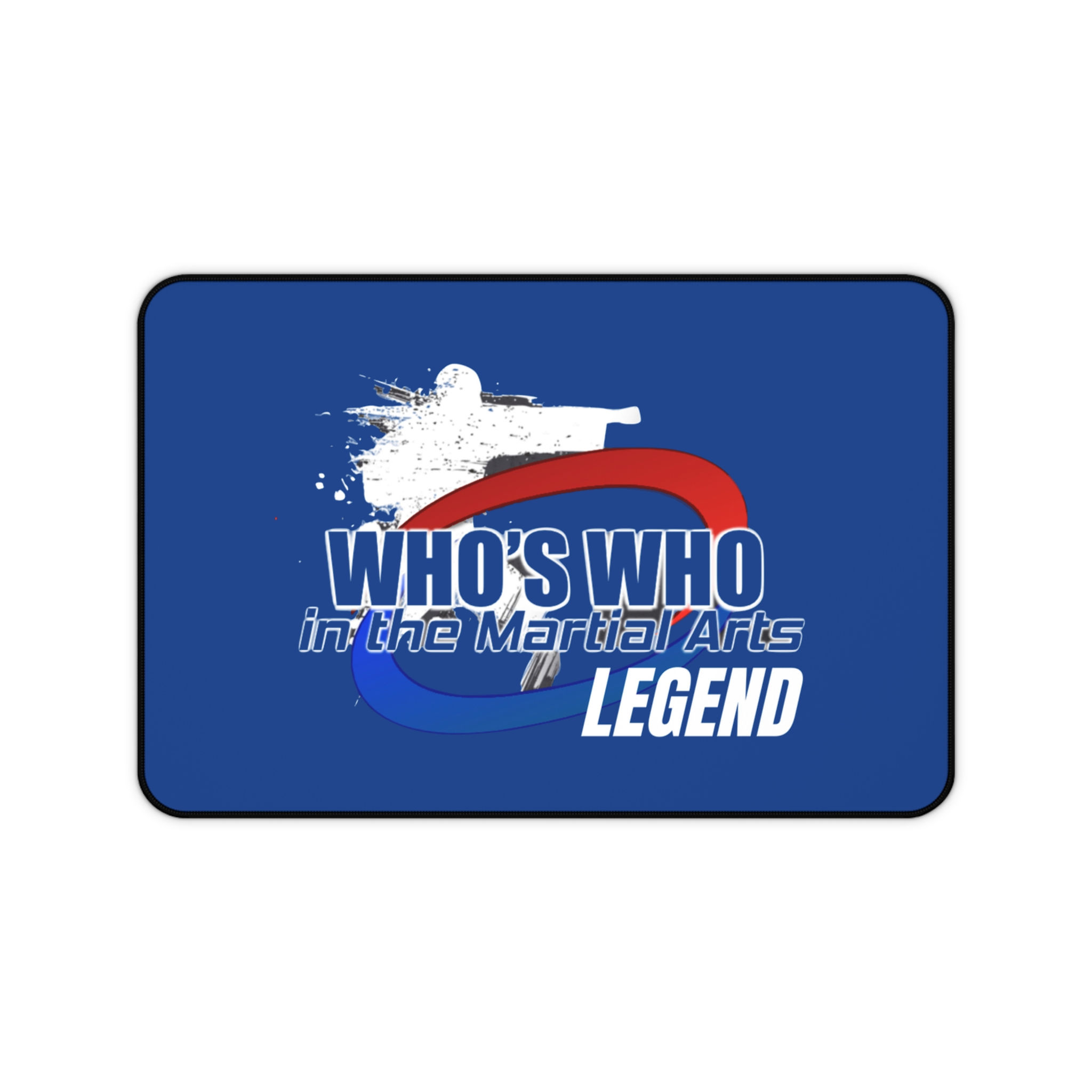Martial Arts Legend Desk Mat — "Who's Who in the Martial Arts" Graphic