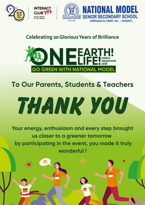 Go Green with National Model – Thank You for Making It a Success!