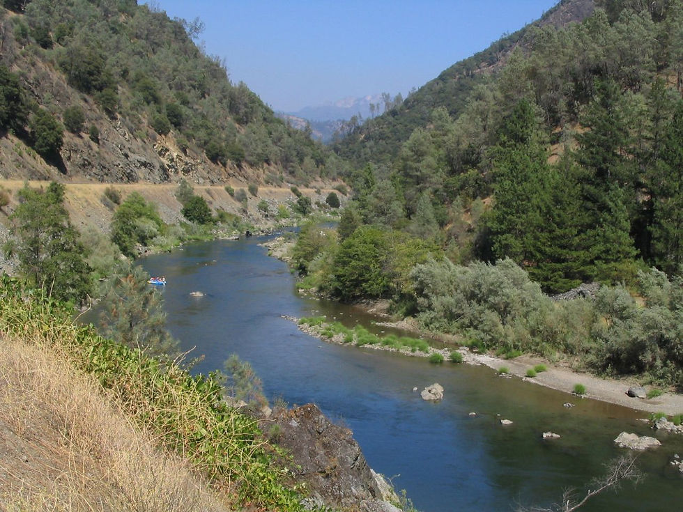 The Trinity River near Weaverville.