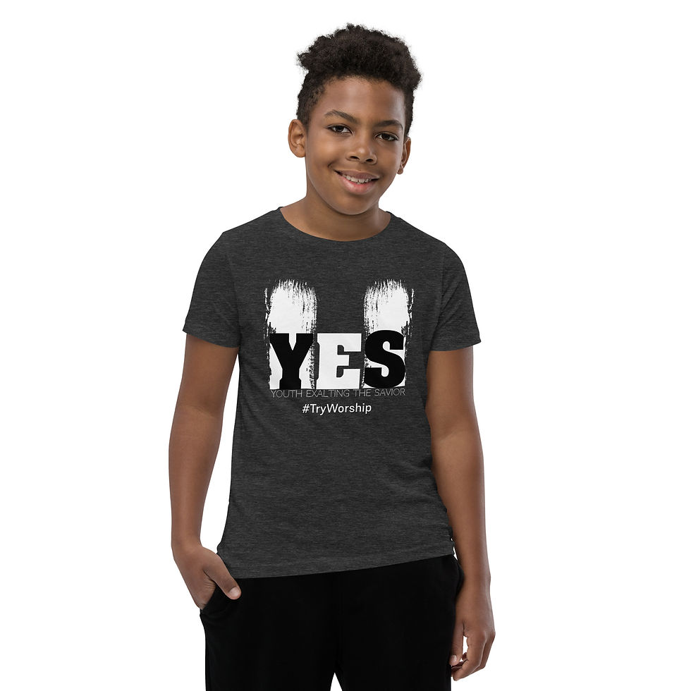 Thumbnail: TWC Youth Exalting the Savior (YES) Short Sleeve Kids T-Shirt