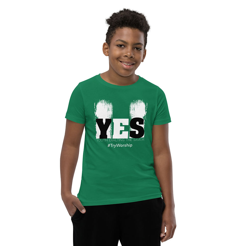 Thumbnail: TWC Youth Exalting the Savior (YES) Short Sleeve Kids T-Shirt