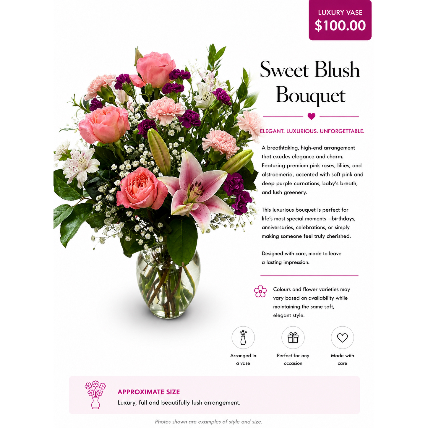 Sweet Blush Bouquet