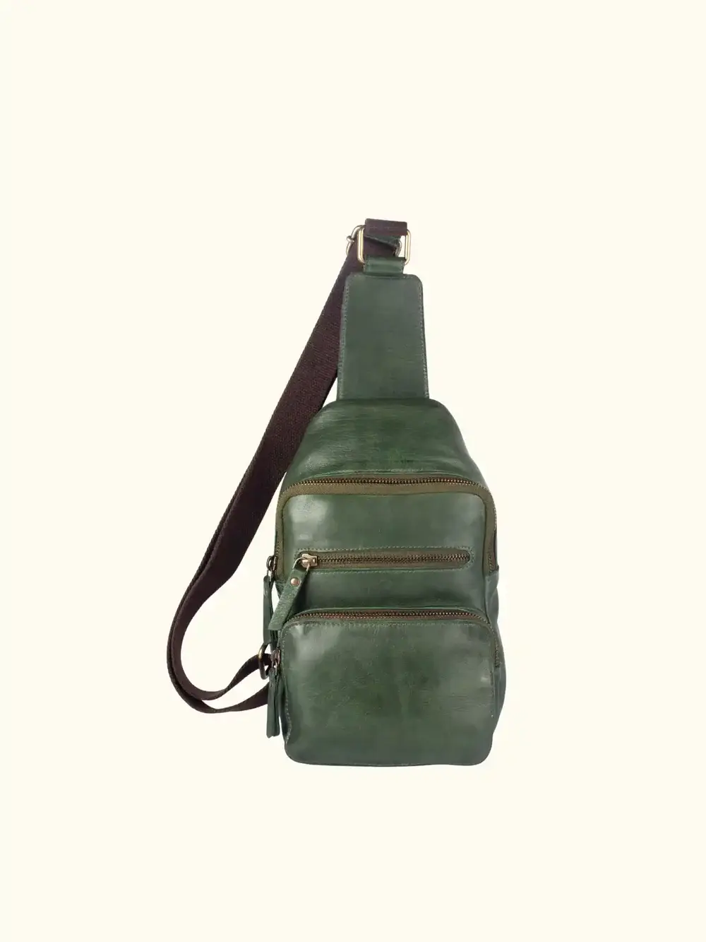 Milo - Martina Washed Leather Sling Backpack
