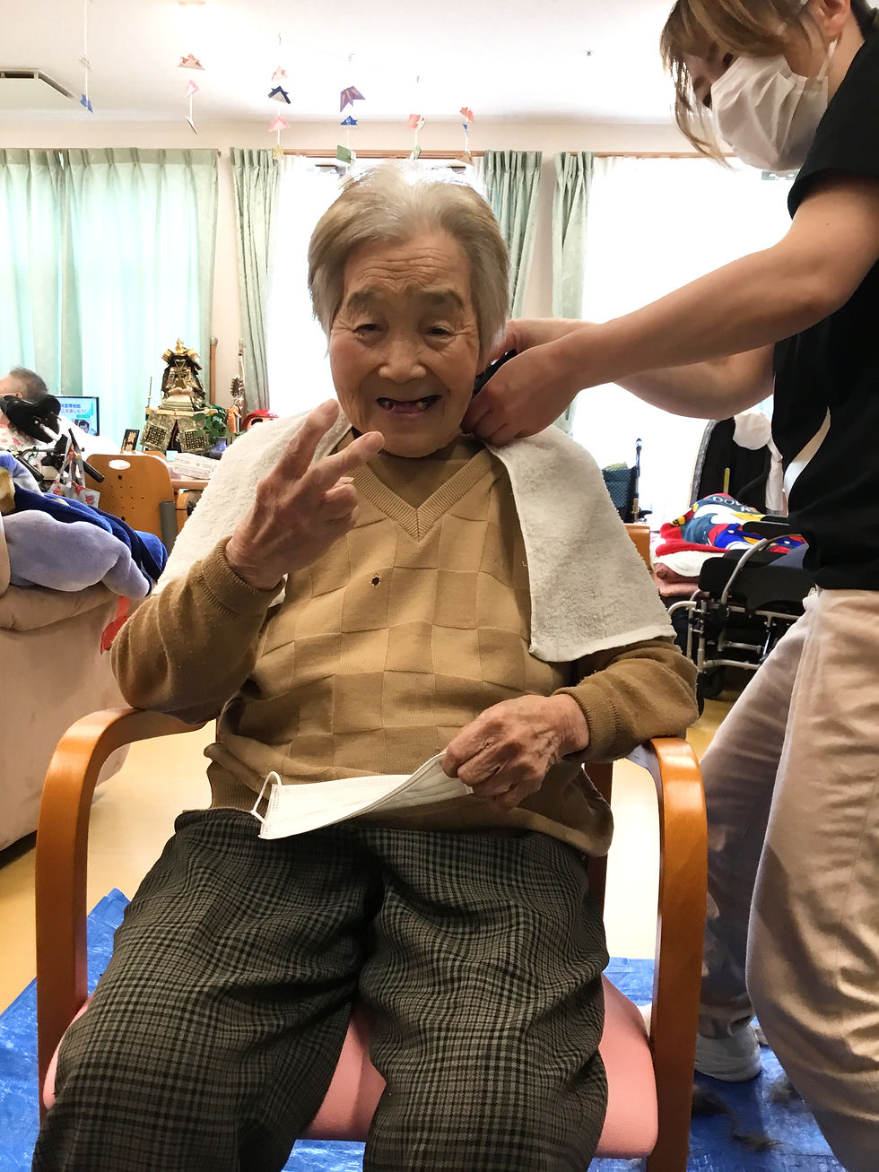かんたき ひだまり日和 5月号 待ちに待った散髪の日