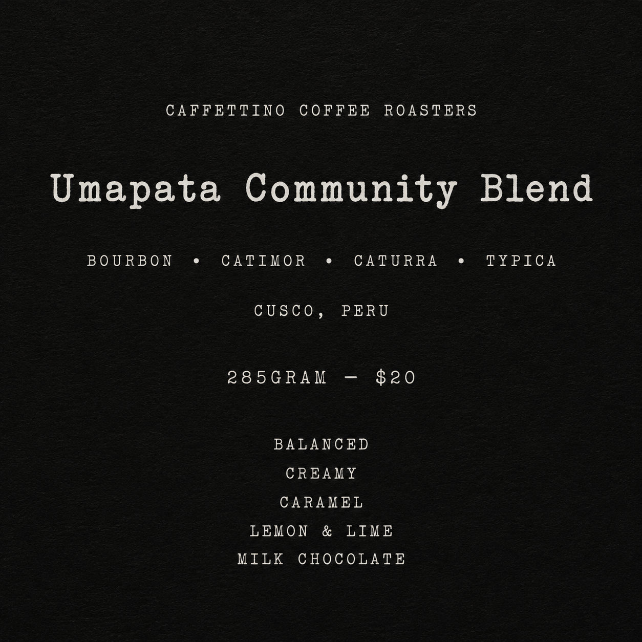 Peru Umapata - Community Blend - Washed