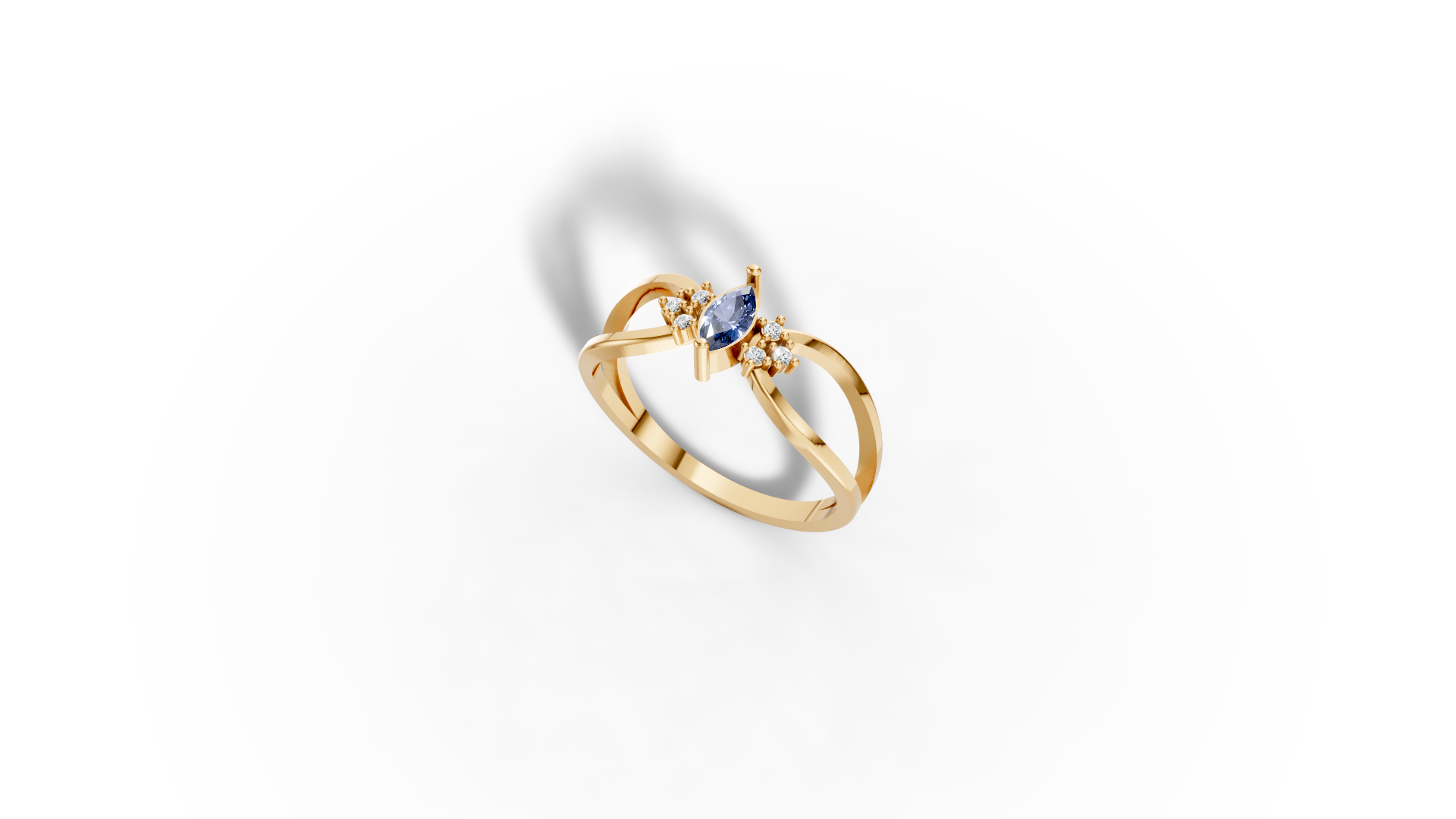 ANEL FORMATURA PEDRA NAVETE OURO 18KL TODOS OS CURSOS