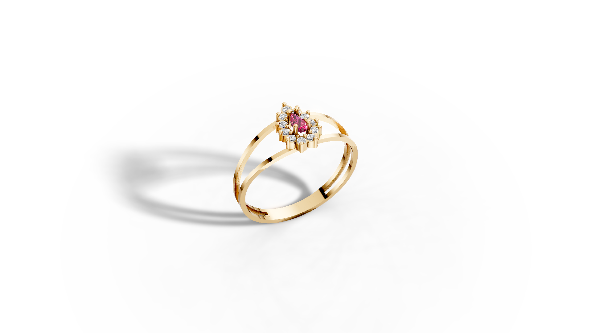 ANEL FORMATURA PEDRA GOTA OURO 18KL TODOS OS CURSOS