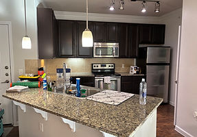 Before - Clean and organized apartment kitchen by Maid to Clean Co.