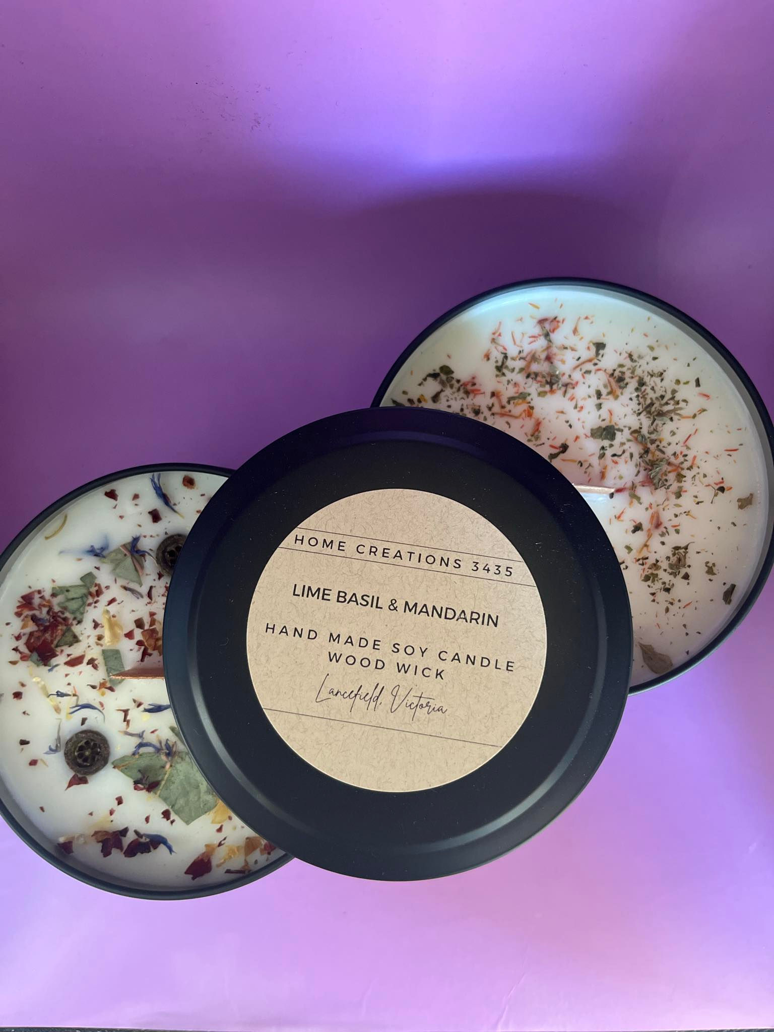 Wood Wick Soy Wax Candle 2 Pack- 2 for $30.00