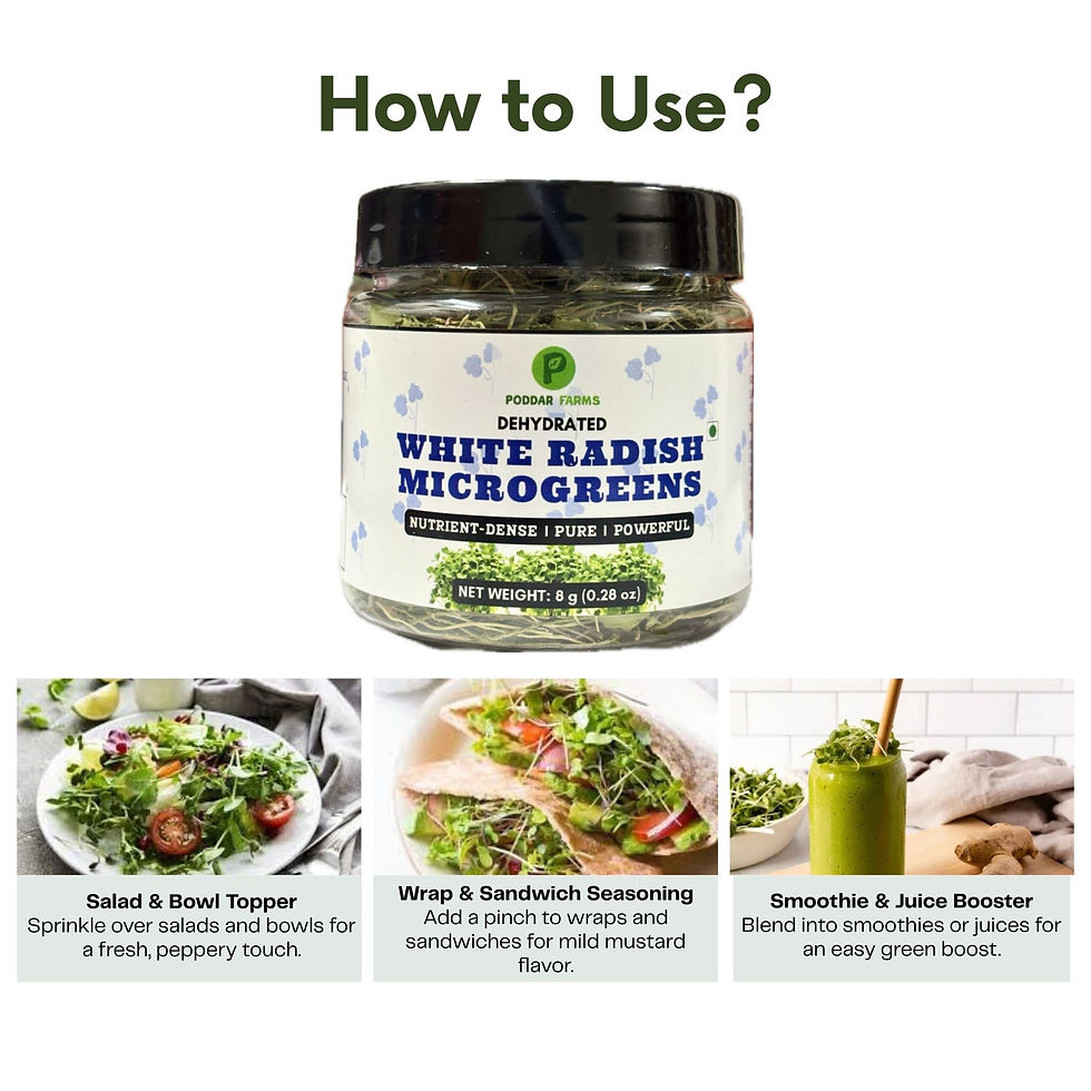 Thumbnail: Dehydrated White Radish Microgreens | 8g