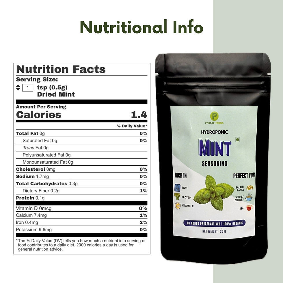 Thumbnail: Dried Mint Leaves | Mint Seasoning | 20g