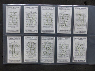 Thumbnail: Players Dogs Heads Silver Background Eire Cigarette Cards