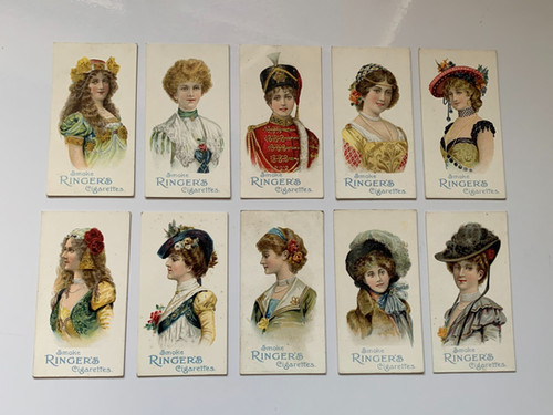 Edward Ringer & Bigg Beauties Cerf Cigarette Cards | JSCards