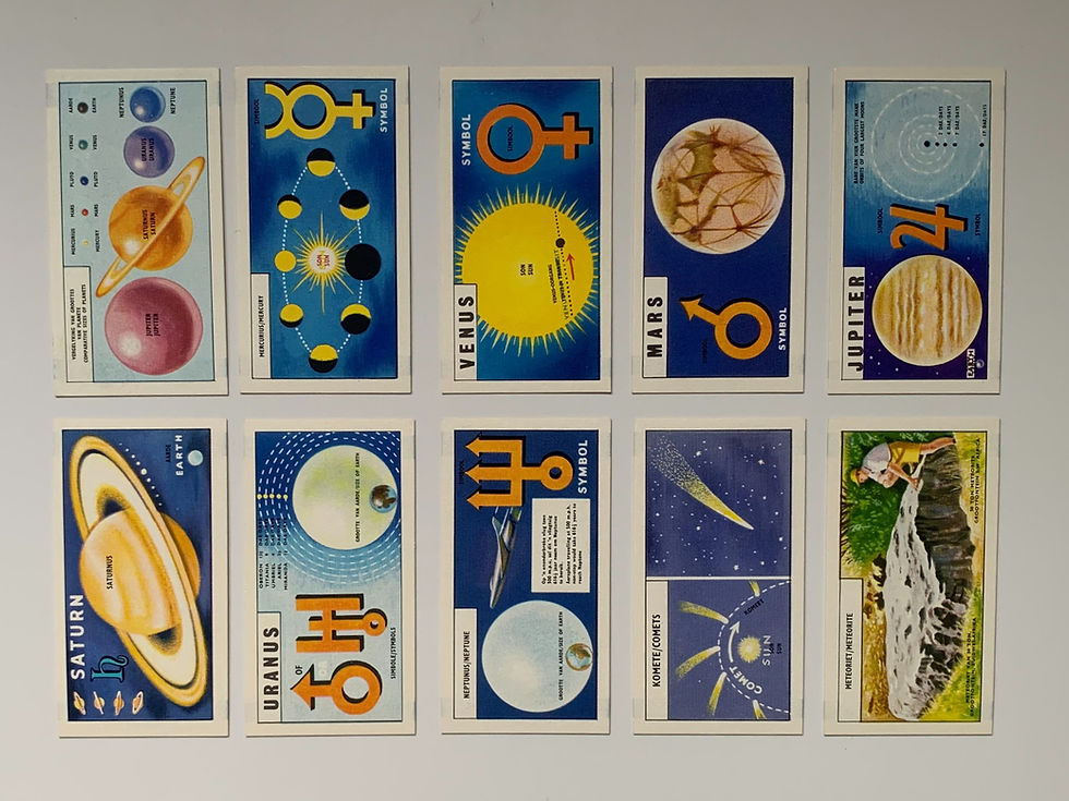 Thumbnail: Brooke Bond Tea South African Issue Out Into Space Tea Cards