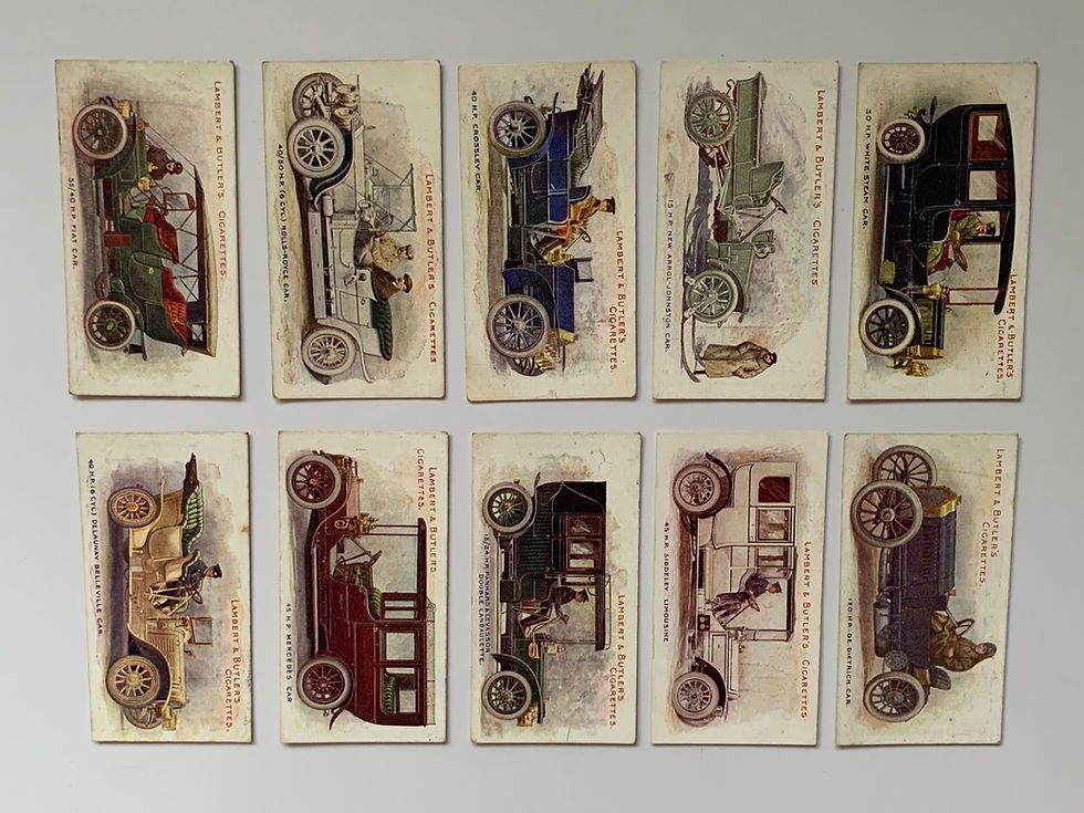 Thumbnail: Lambert & Butler Motors Cigarette Cards