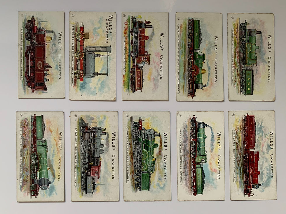 Thumbnail: Wills Locomotives And Rolling Stock Cigarette Cards