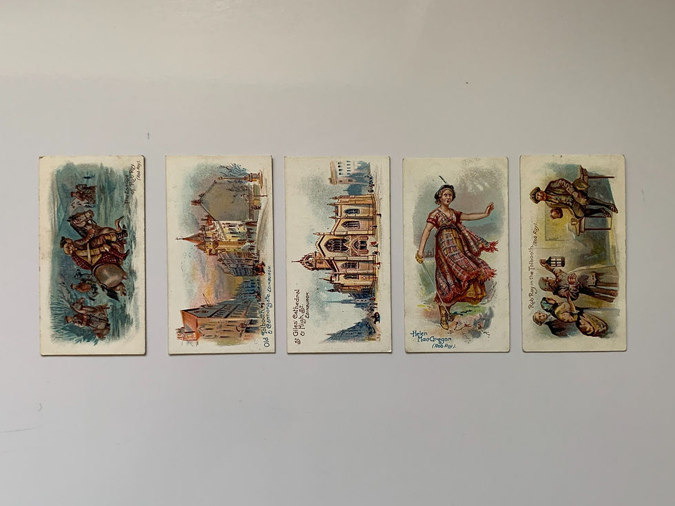 Thumbnail: Lambert & Butler Waverley Series Cigarette Cards