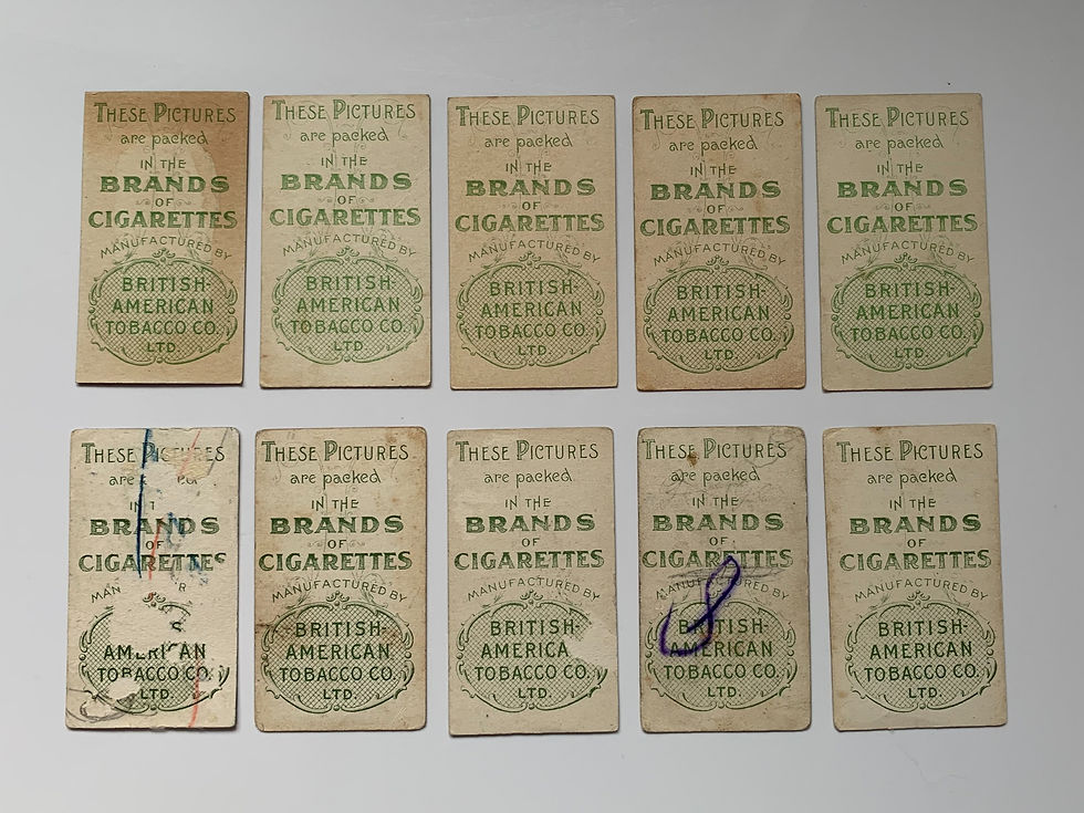 Thumbnail: B.A.T British American Tobacco Beauties Marine & Universe Girls Cigarette Cards