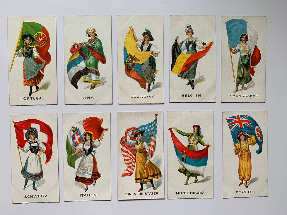 Thumbnail: Bell Women Of All Nations Cigarette Cards