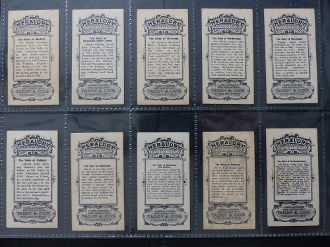 Thumbnail: Taddy Heraldry Series Cigarette Cards