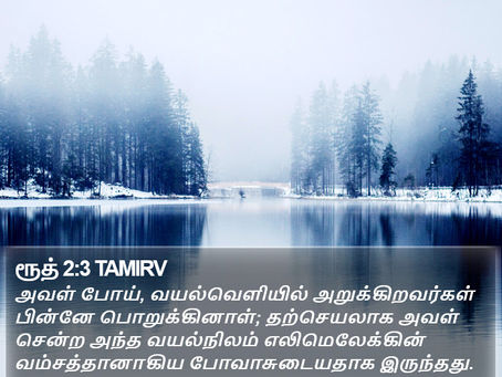 புதன், ஜூன் 04 || விசுவாசியின் வாழ்வில் எதுவும் தற்செயலாய் நடக்காது