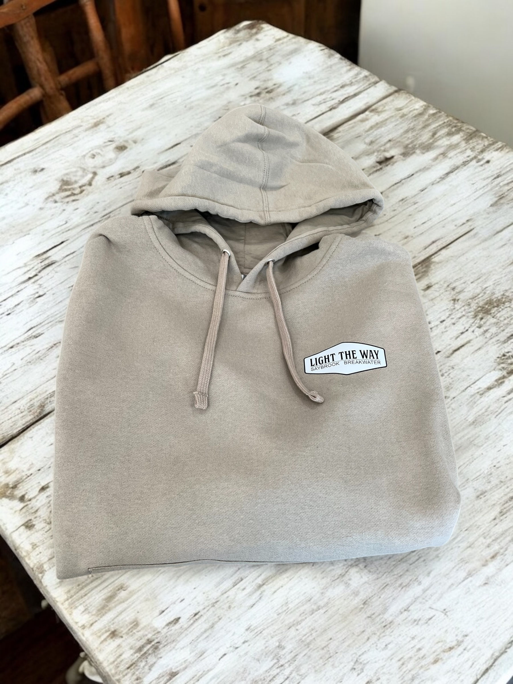 Adult Light The Way hooded sweatshirts - cement color