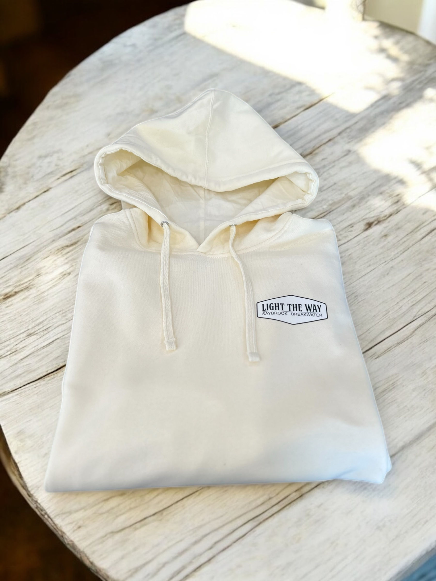 Adult Light The Way hooded sweatshirts - bone color
