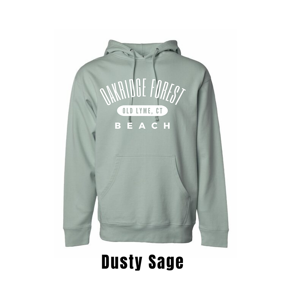 Thumbnail: Adult Oakridge Forest Beach hooded sweatshirts
