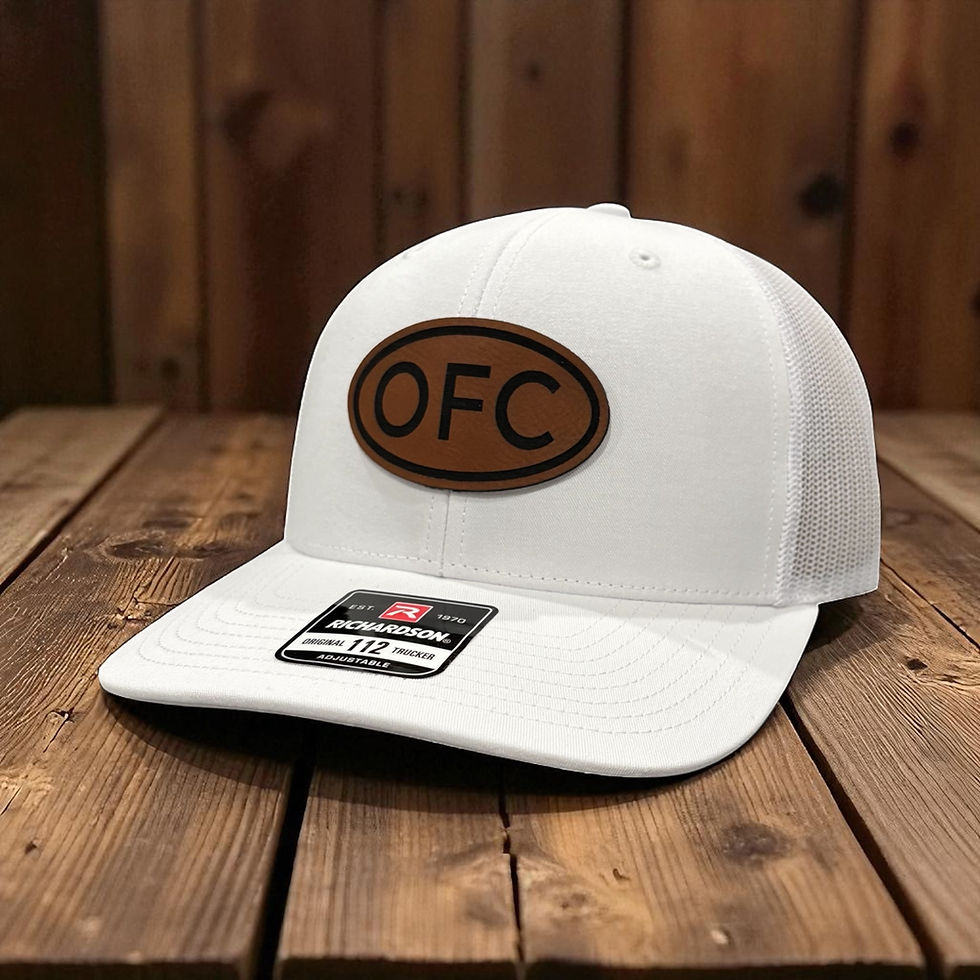 Thumbnail: White Richardson 112 hat with OFC  patch
