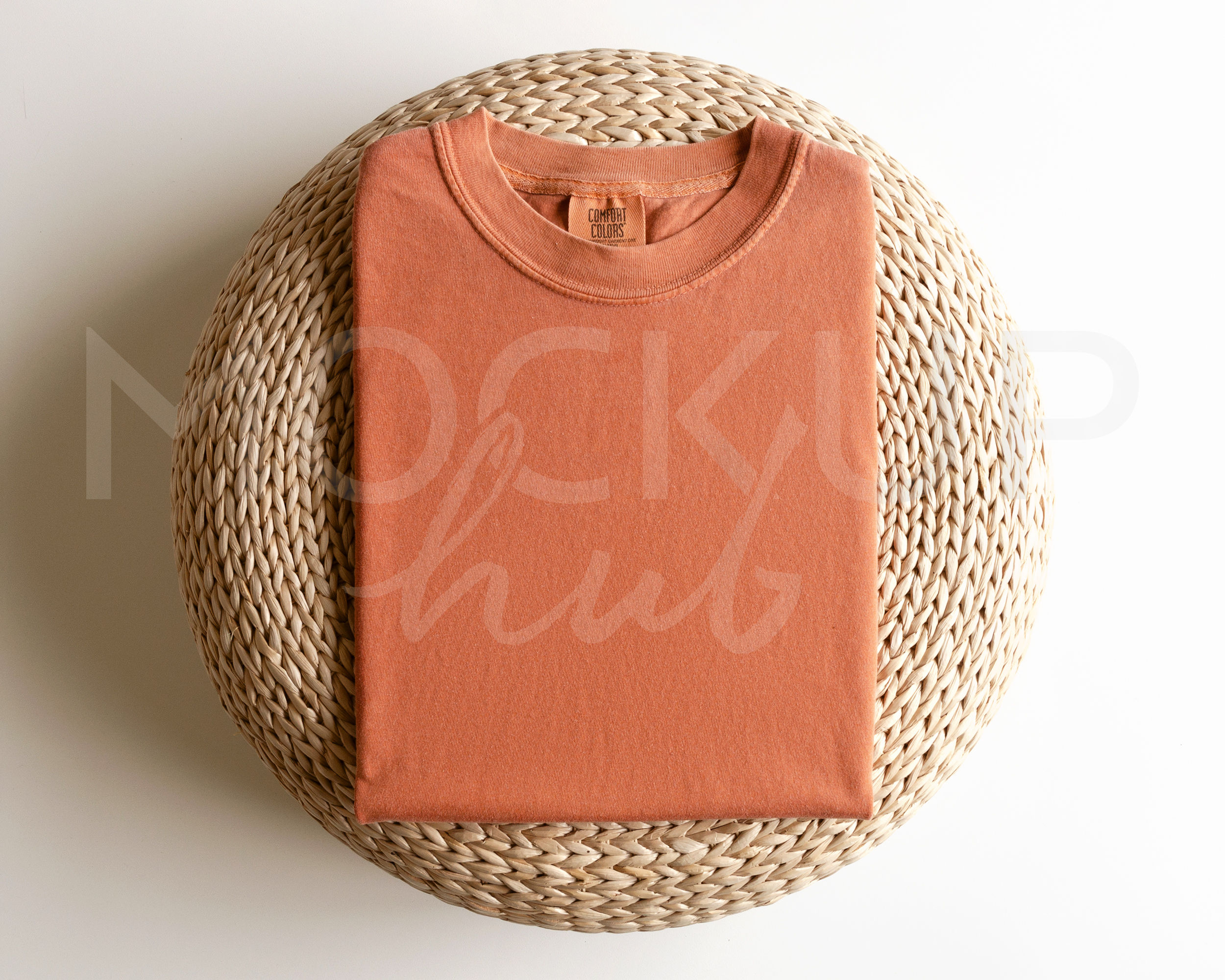 Comfort Colors 1717 Yam T-Shirt Mockup