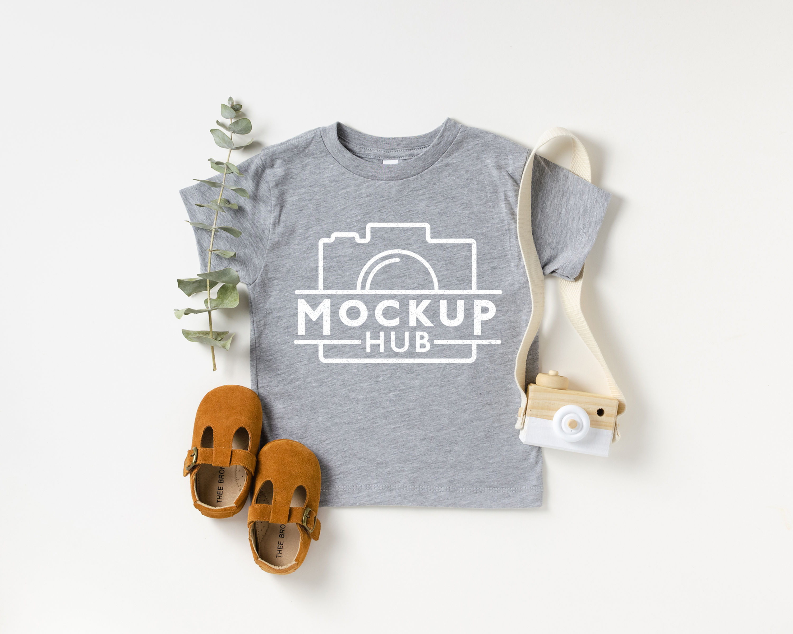 Bella Canvas 3001T Heather Athletic Toddler Tshirt Mockup