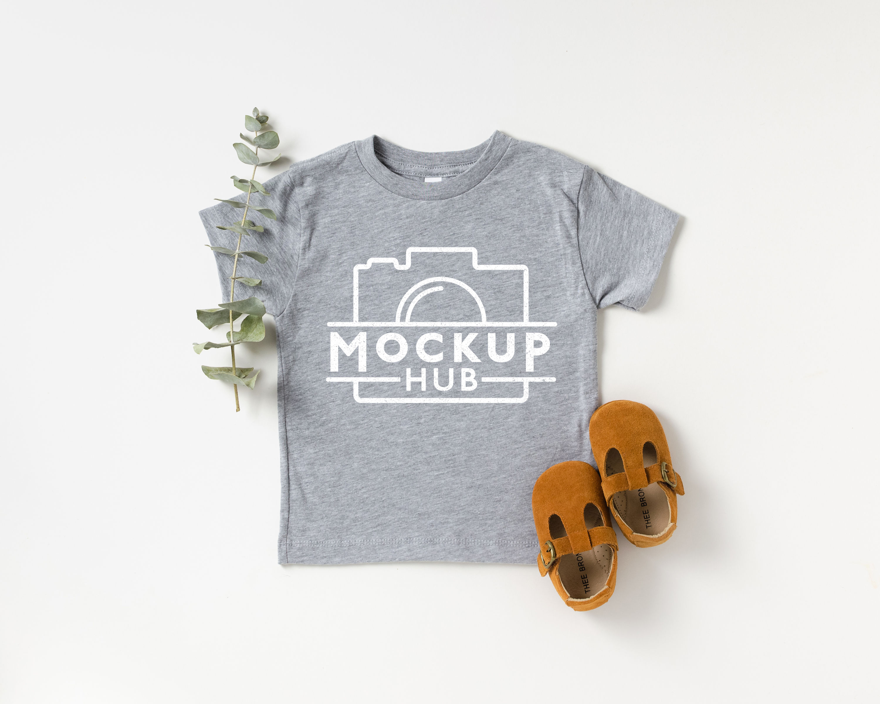 Bella Canvas 3001T Heather Athletic Toddler Tshirt Mockup