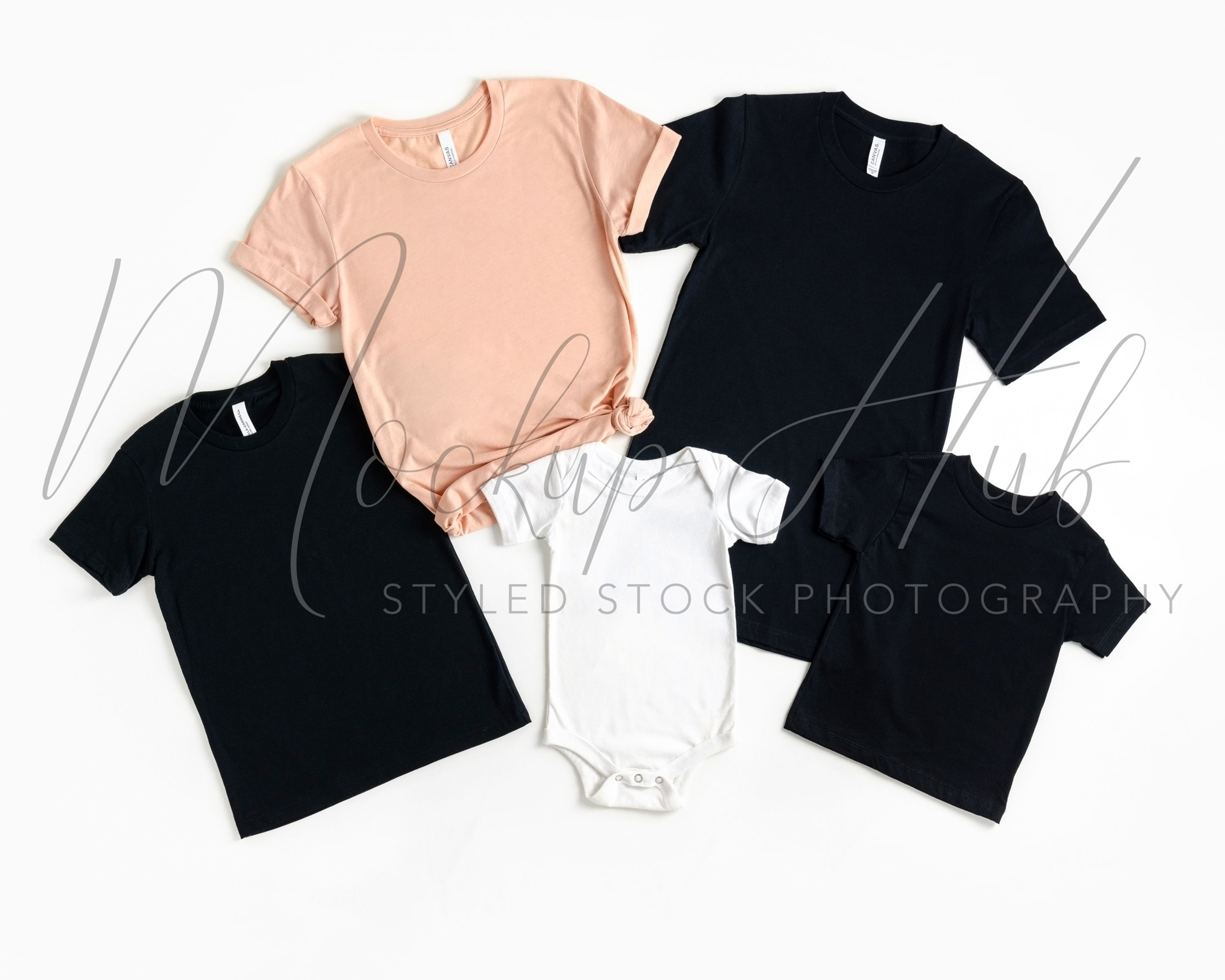 Bella Canvas Family Mockup