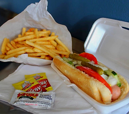 The Lucky Hot Dog in Tinley Park, IL.