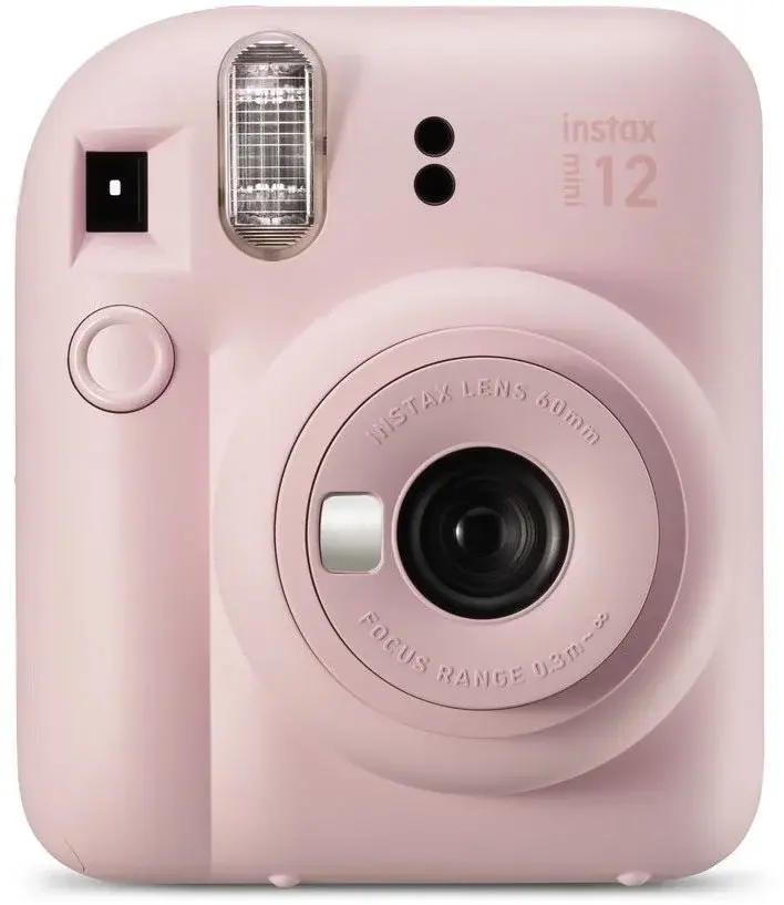 light pink instax camera